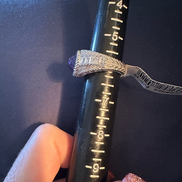 Judith Ripka amethyst ring - Picture 7 of 7